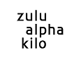 Zulu Alpha Kilo