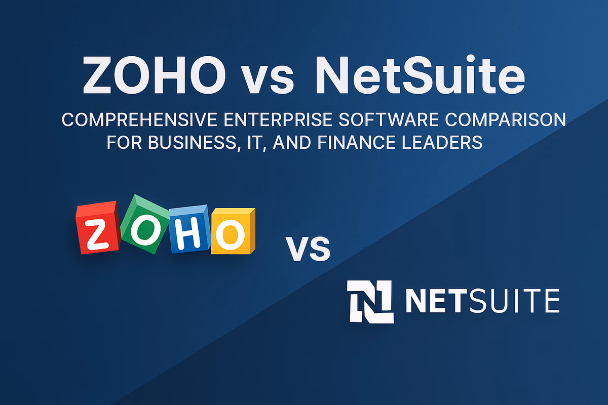 NetSuite vs. Zoho: An ERP & Business Software Comparison