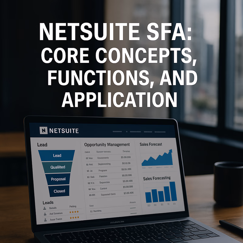 NetSuite SFA: Core Concepts, Functions, and Application