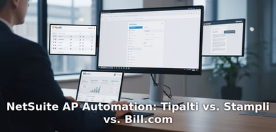 NetSuite AP Automation: Tipalti vs. Stampli vs. Bill.com